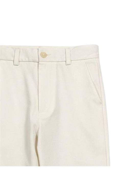 White cotton trousers for children Manuel Ritz | 3321BIANCO